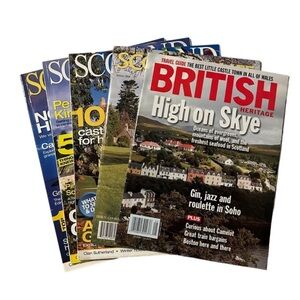 Scottish British Magazines 2008 Scotland/England Travel Castles History Heritage